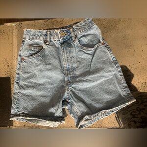 Zara Light Blue Denim Shorts